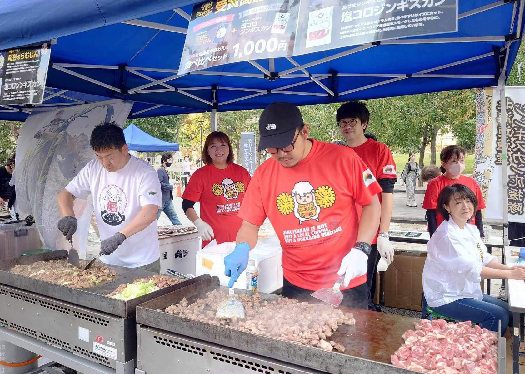 北海道ジンギスカン応援隊ｘラムバサダーコラボブース完売御礼