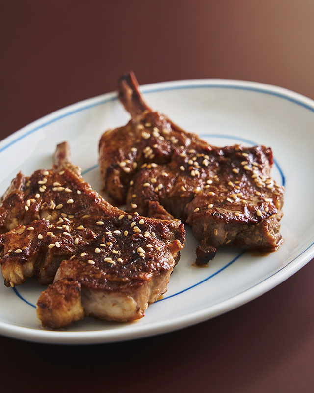 味坊煎羊排（味坊流骨付きラムステーキ）
