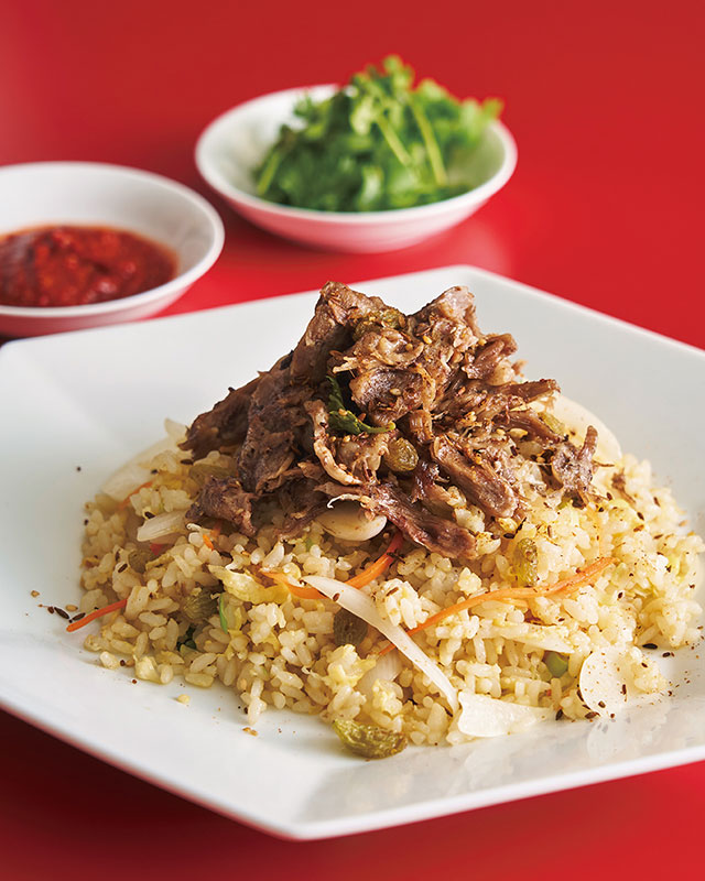 羊肉炒饭（ラム炒飯）