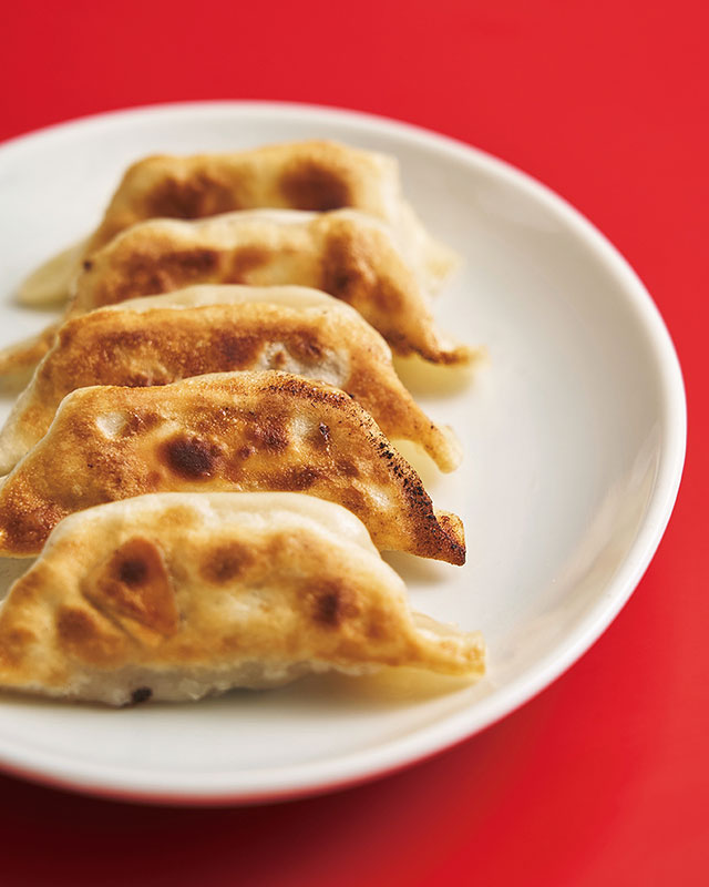 羊肉芹菜煎饺（ラムセロリ焼き餃子）