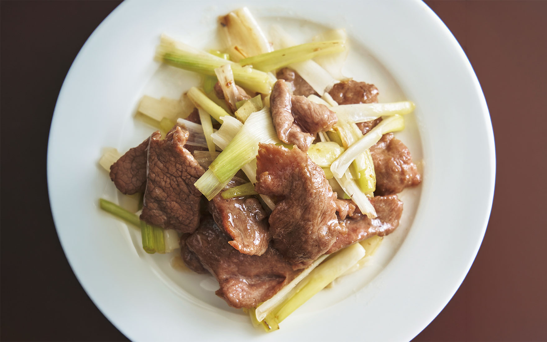 葱爆羊肉（ラム肉と長ねぎ炒め）